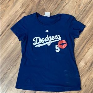 Dodgers stretchy tee
